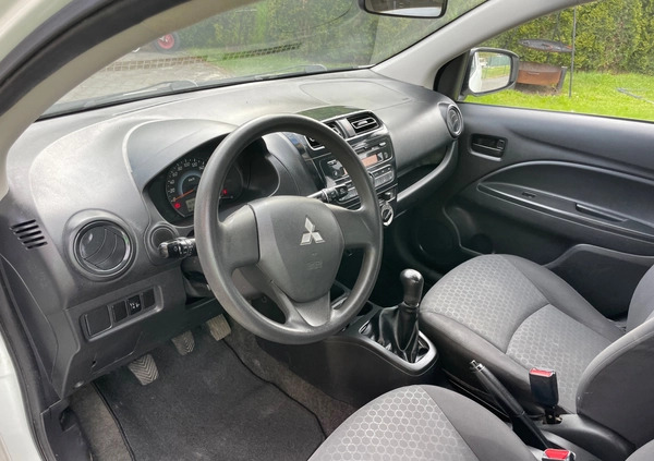 Mitsubishi Space Star cena 14988 przebieg: 169000, rok produkcji 2015 z Wielichowo małe 106